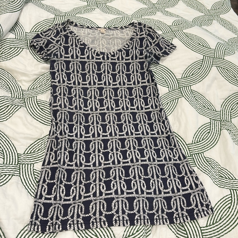 JCrew nautical theme t shirt dress